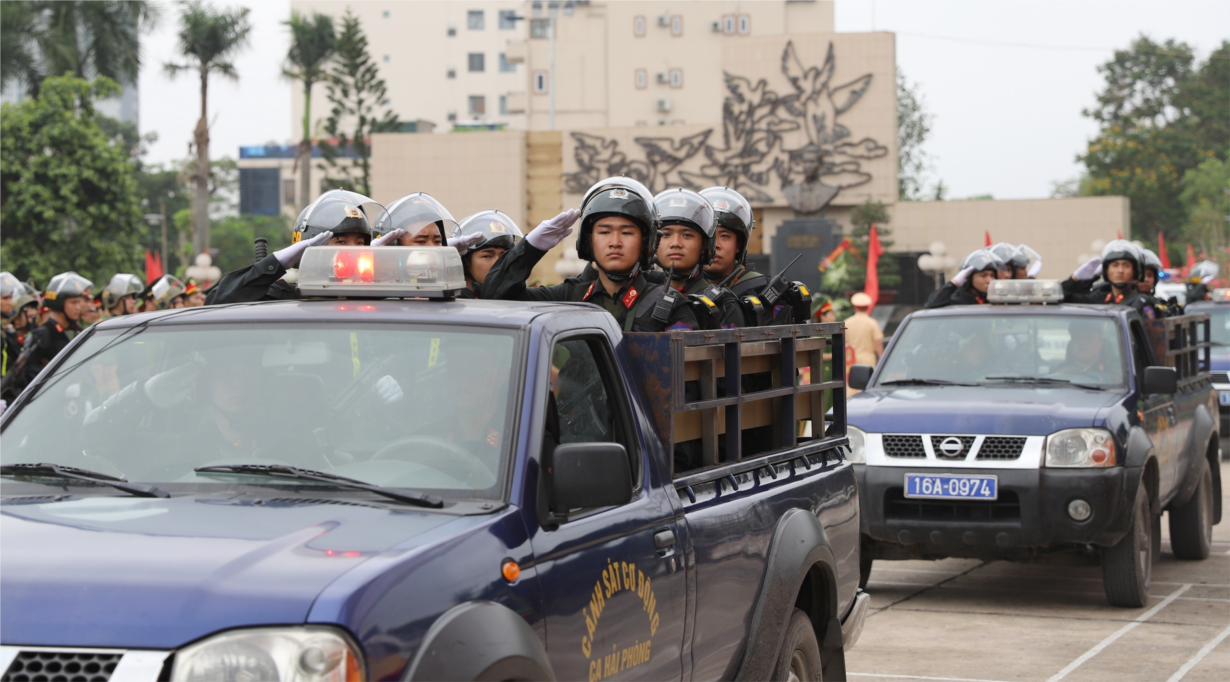 Công an thành phố Hải Phòng tăng cường bảo đảm an ninh trật tự để nhân dân vui xuân đón Tết (25/01/2021)